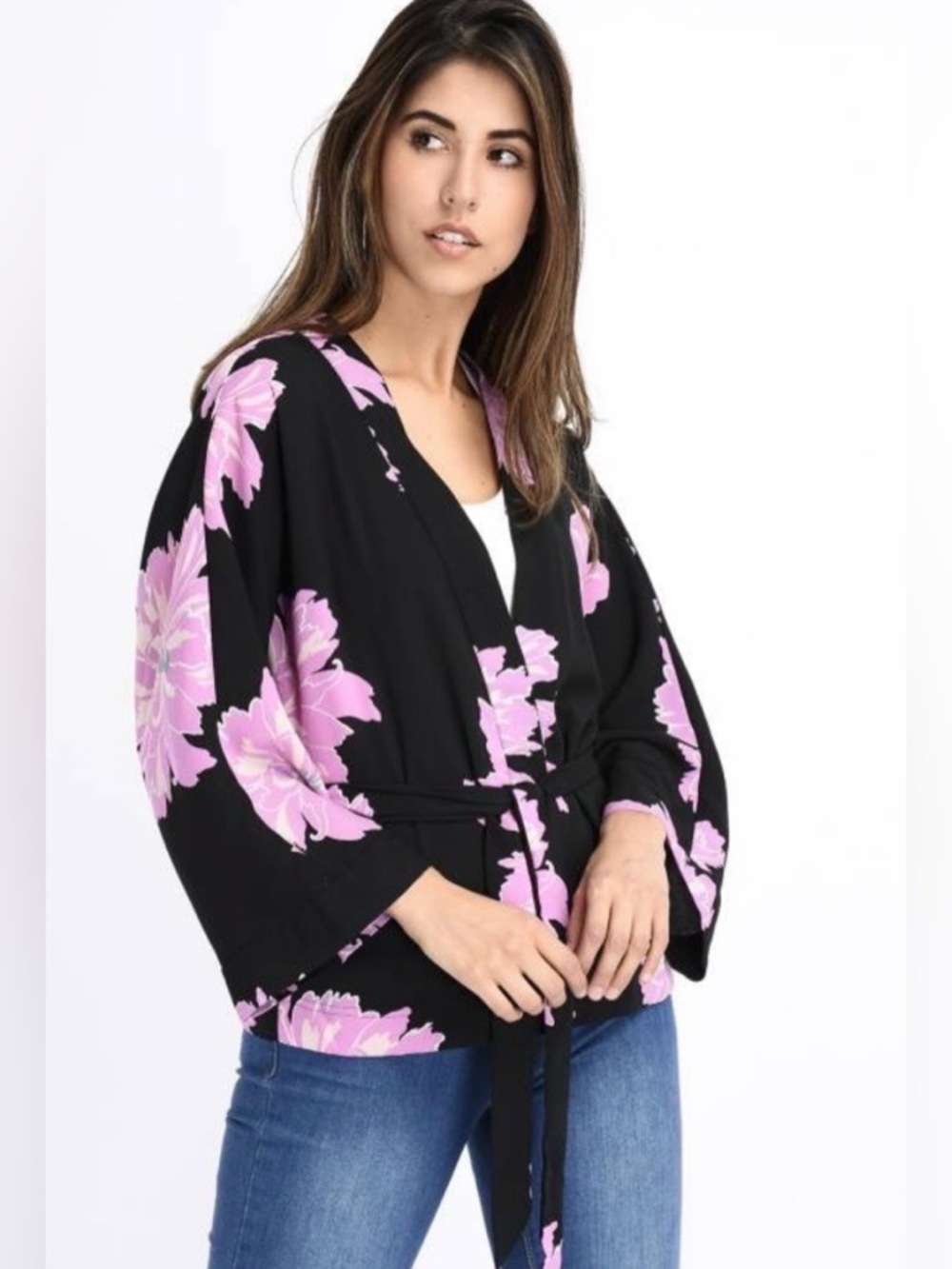 NWT Vero Moda Frida 3/4 Sleeve Wrap Top